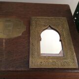 Brass mirror