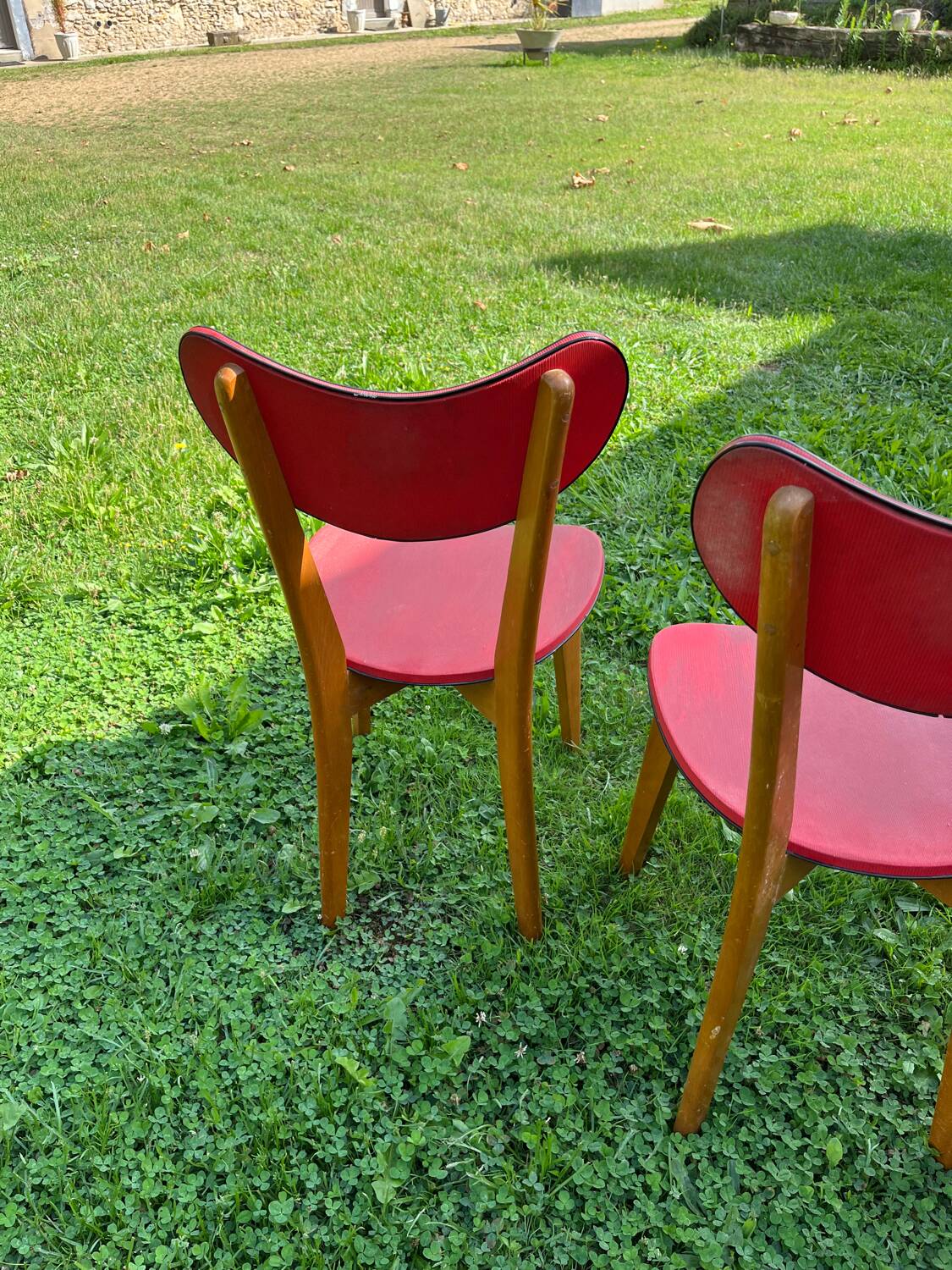 Série de 4 chaises vintage