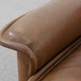 Modular De Sede Sofa DS-12 in cognac leather, 70s