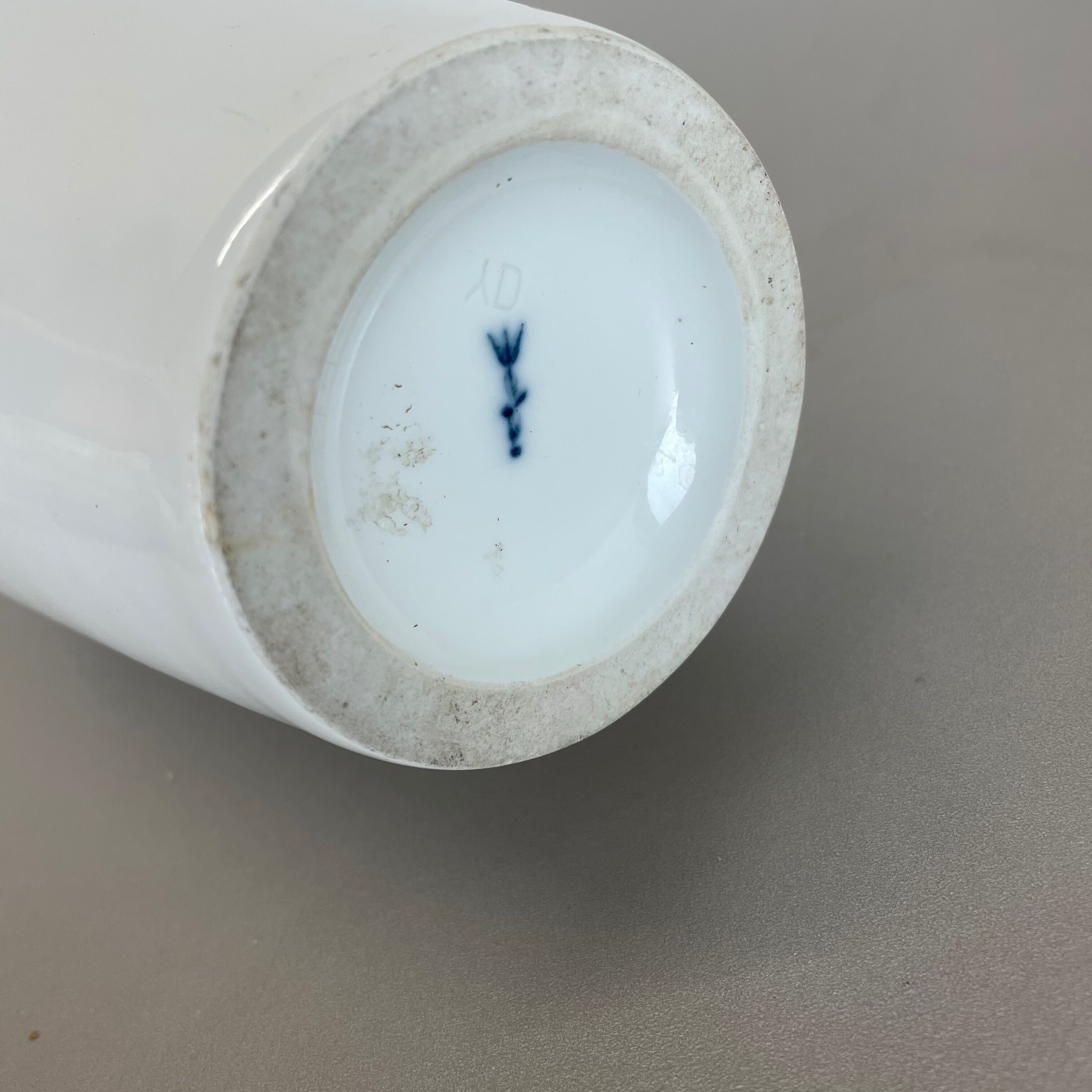 Op Art Vase Porcelain German Vase by KPM Berlin Ceramics Germany 1960