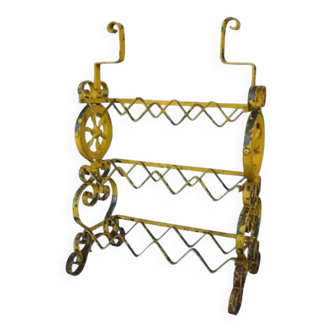 Cast iron bottle rack