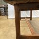 Ancient rustic solid oak table