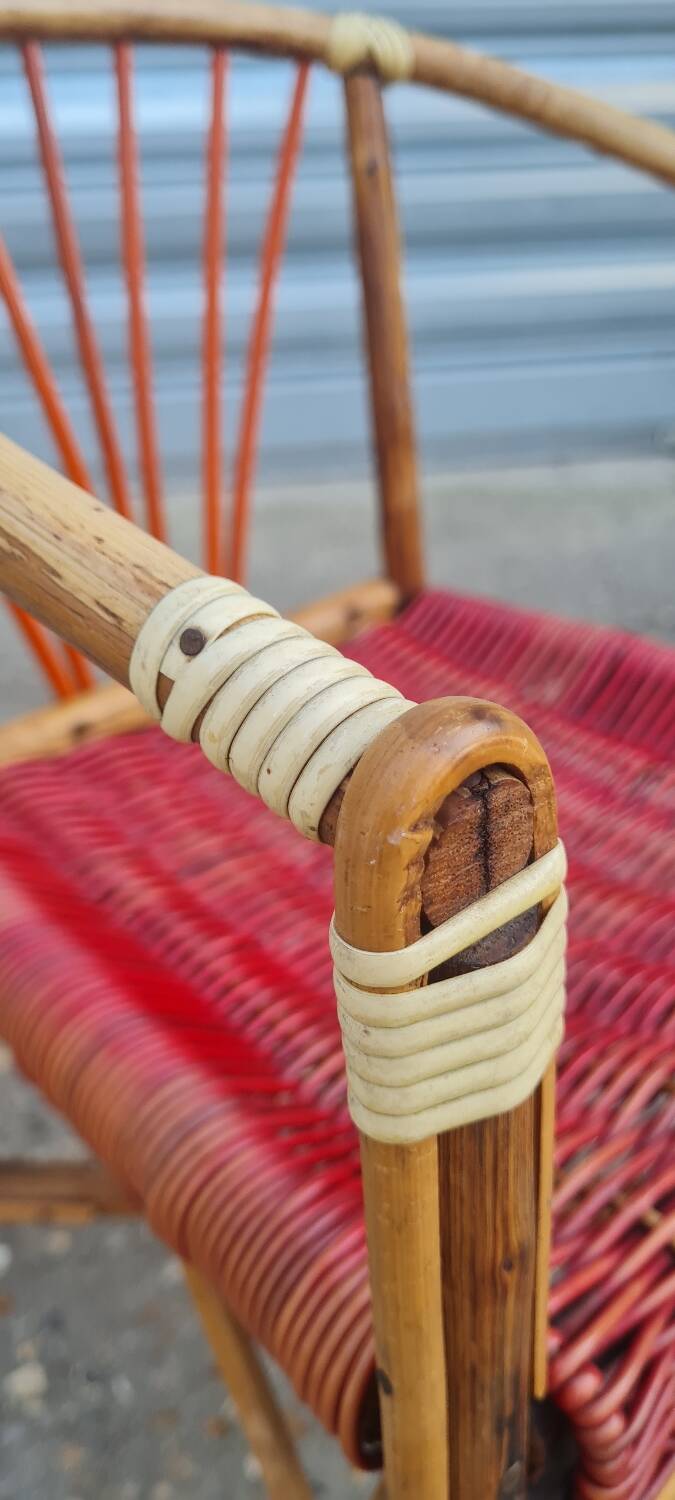 Children's rattan chair