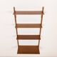 Danish mid-century walnut shelving unit in the style of Poul Cadovius, 1960s