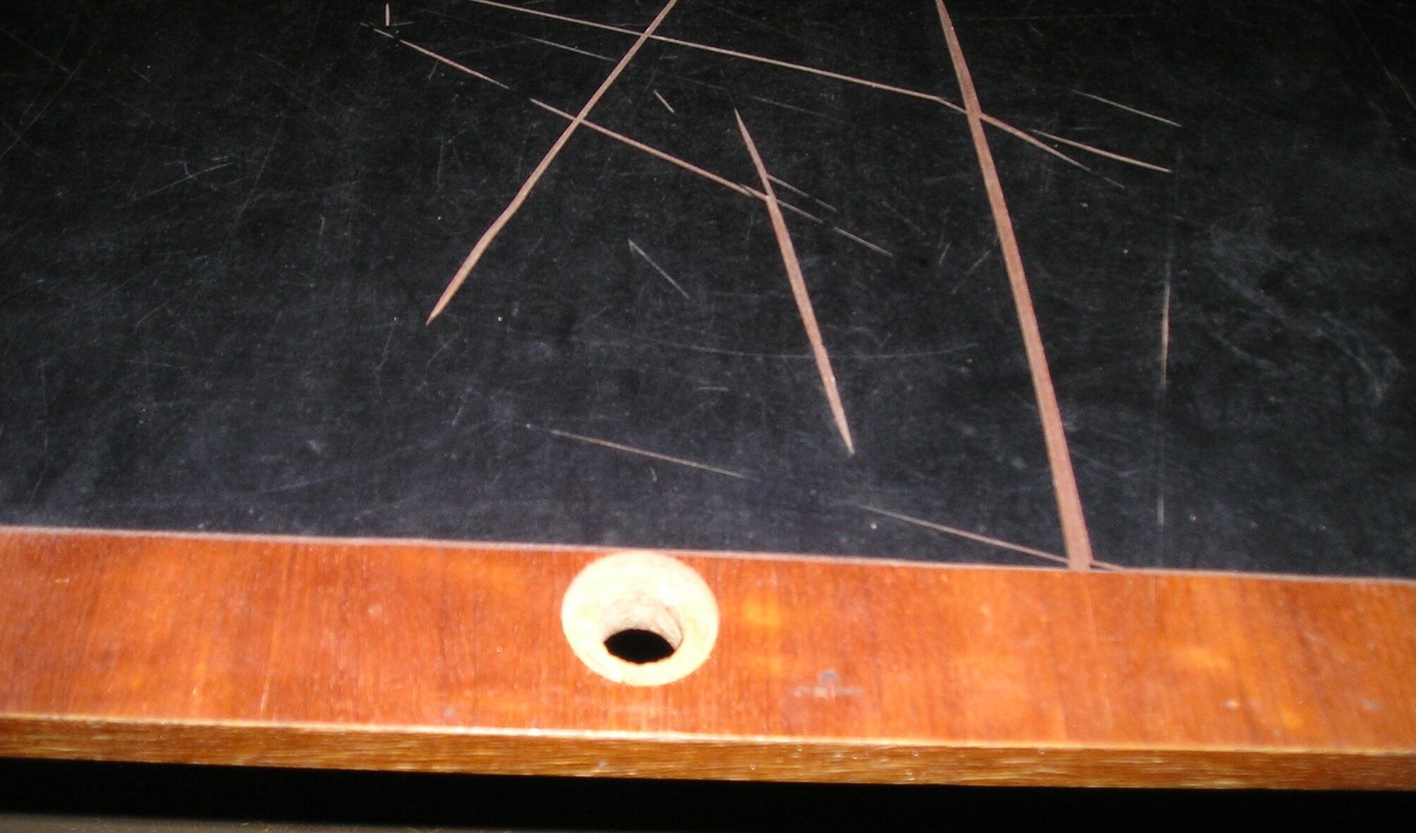 Showcase - Brissac secretary 1960 in oak and veneer