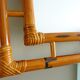 Bamboo mirror, openwork, vintage