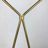 Porte-parapluie en métal laiton moderniste Bauhaus Allemagne années 1950