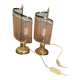 Paire de lampes de chevet vintage