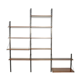 Mid century Royal System wall unit / shelving system designed by Poul Cadovius, Danish 1960s