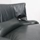 Cassina Portovenere set leather lounge chairs with ottoman