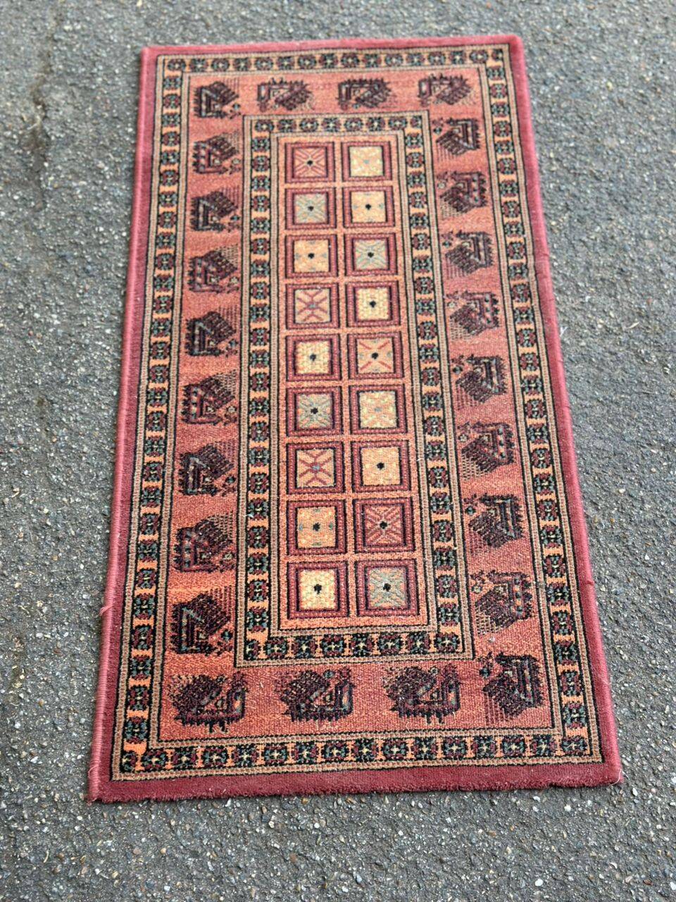 2 Persian rugs for bedside 100% pure virgin wool Saint-Maclou