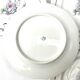 6 assiettes plates fleur rose porcelaine Limoges shabby