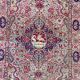 Nice old Persian kirman carpet wash 138x203 cm