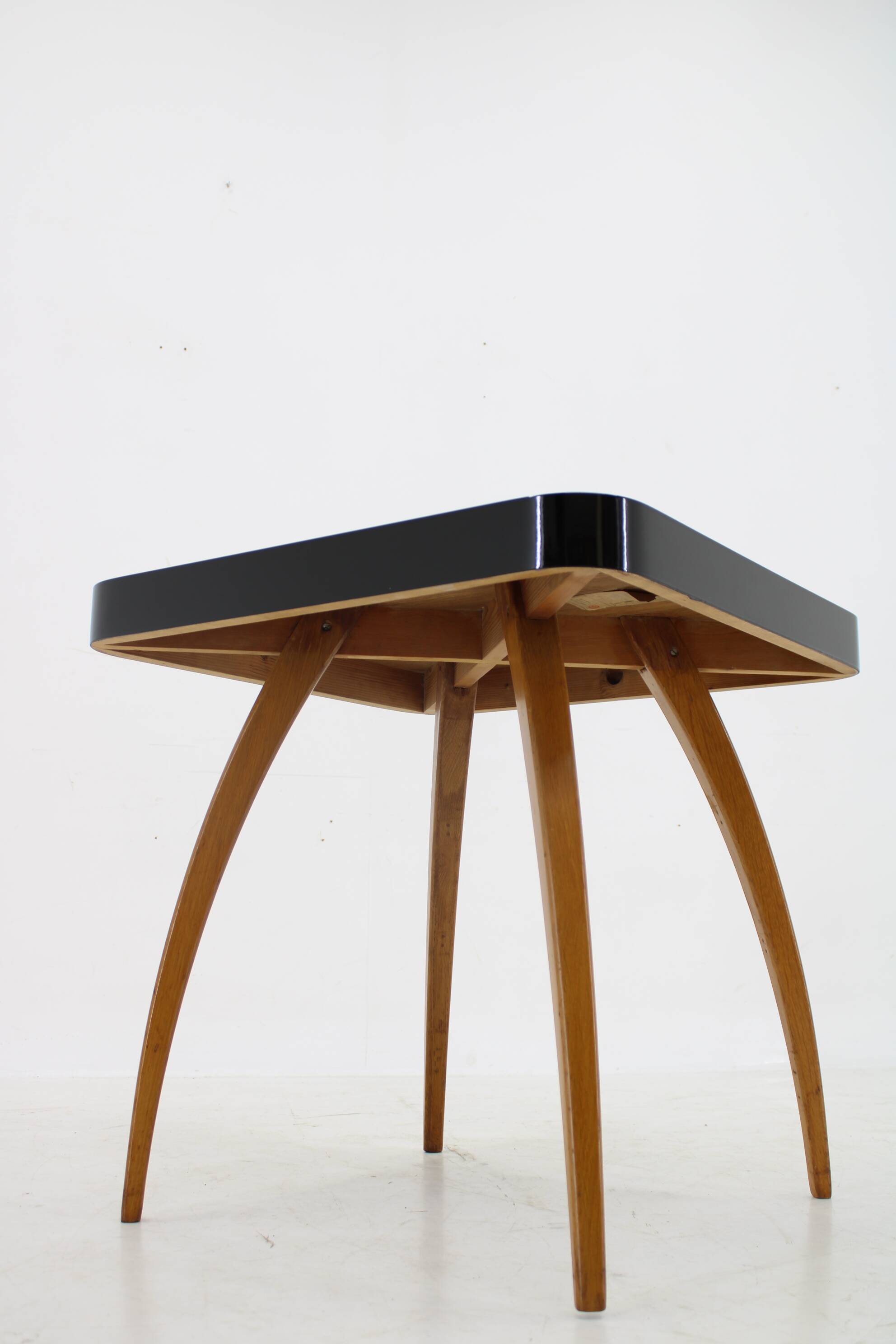 1950s Jindrich Halabala Restored H259 Coffee "Spider" Table, Czechoslovakia