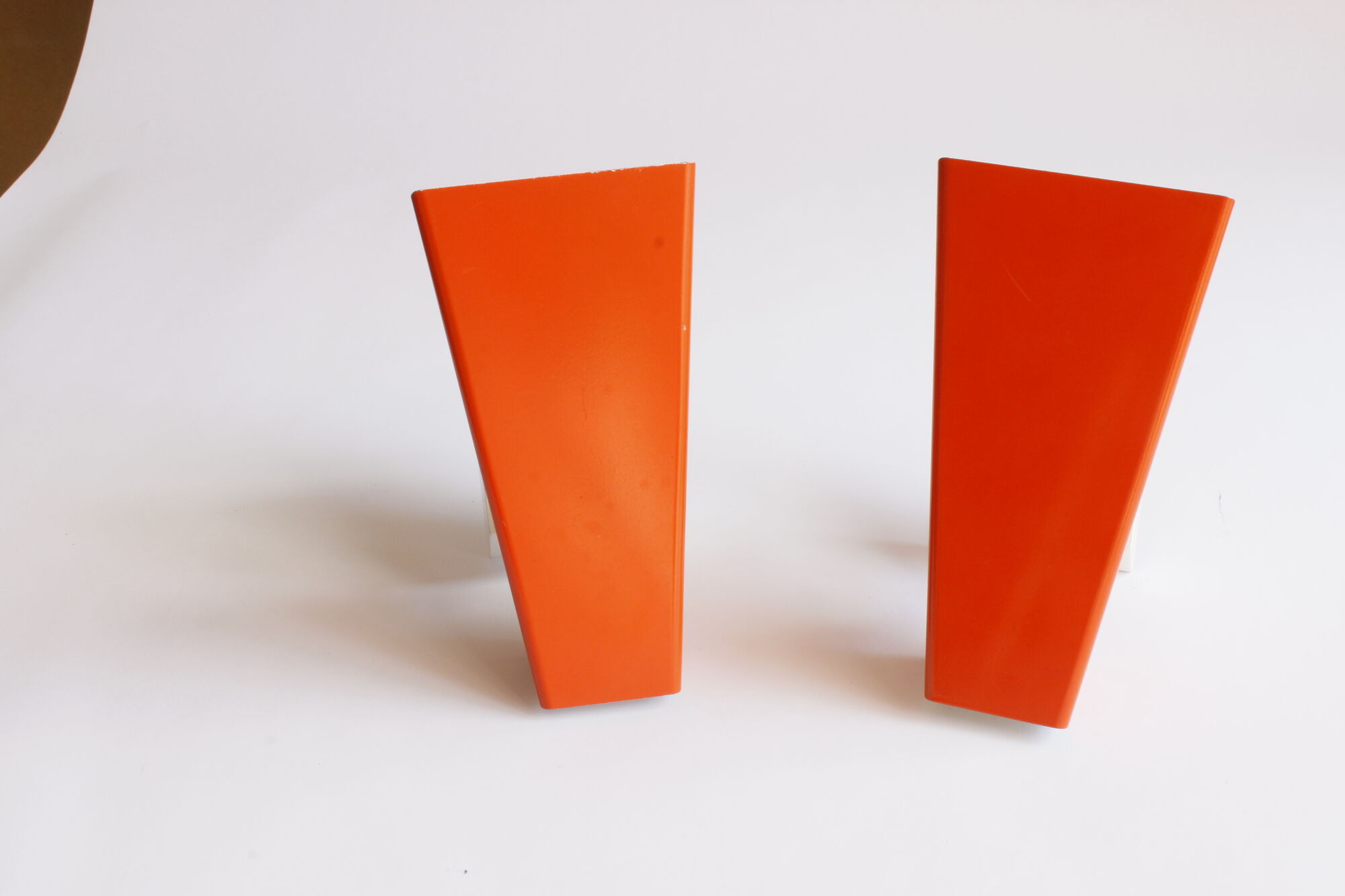 Orange wall sconces by J. J. M. Hoogervorst for Anvia, 1960s