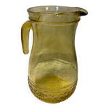 Carafe en verre ambré