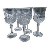 Crystal footed glasses