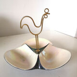 Servant with stylized rooster design 50s - 60s