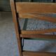 Bed with green metal braces 1960 a person foldable