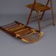 Vintage Bamboo and Rattan Folding Chairs, 1970s, Set of 2