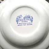 6 Pyroplan porcelain soup plates