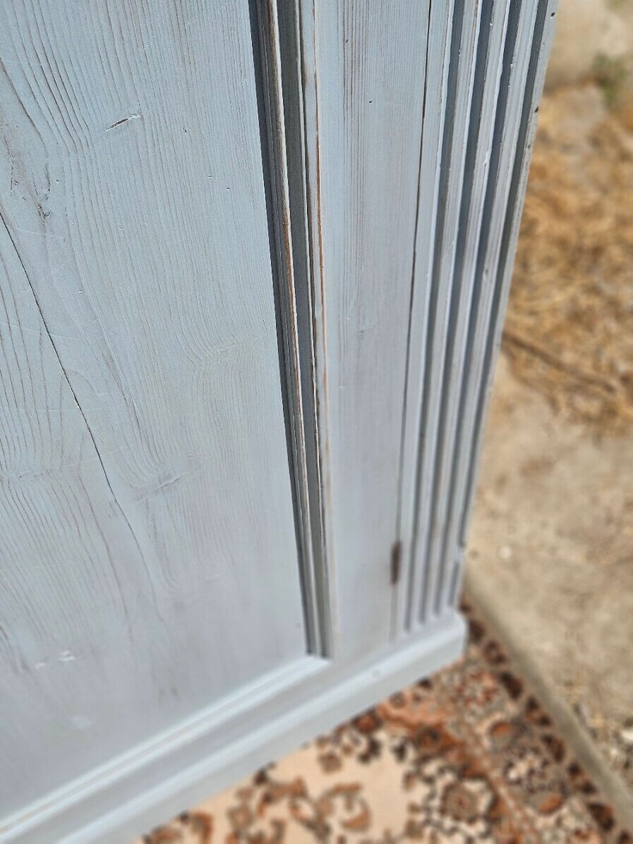 Renovated and distressed antique Parisian wardrobe | Gabrielle