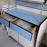 Vintage kitchen buffet in formica 60s/70s