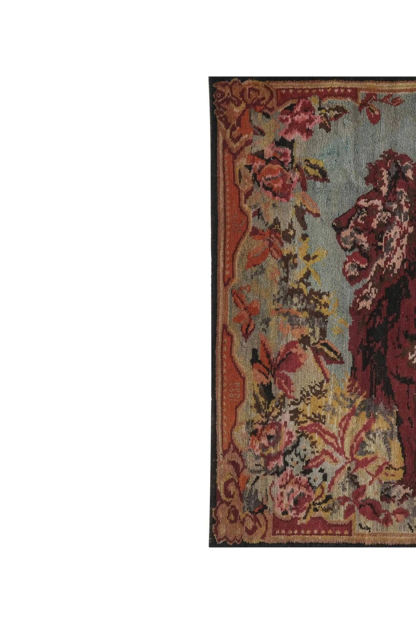 Tapis turc vintage fait main