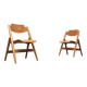Set of folding chairs for children SE 18 German mid-century by Egon Eiermann for Wilde+Spieth, 1950s