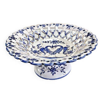 Old openwork fruit bowl Martres Tolosane