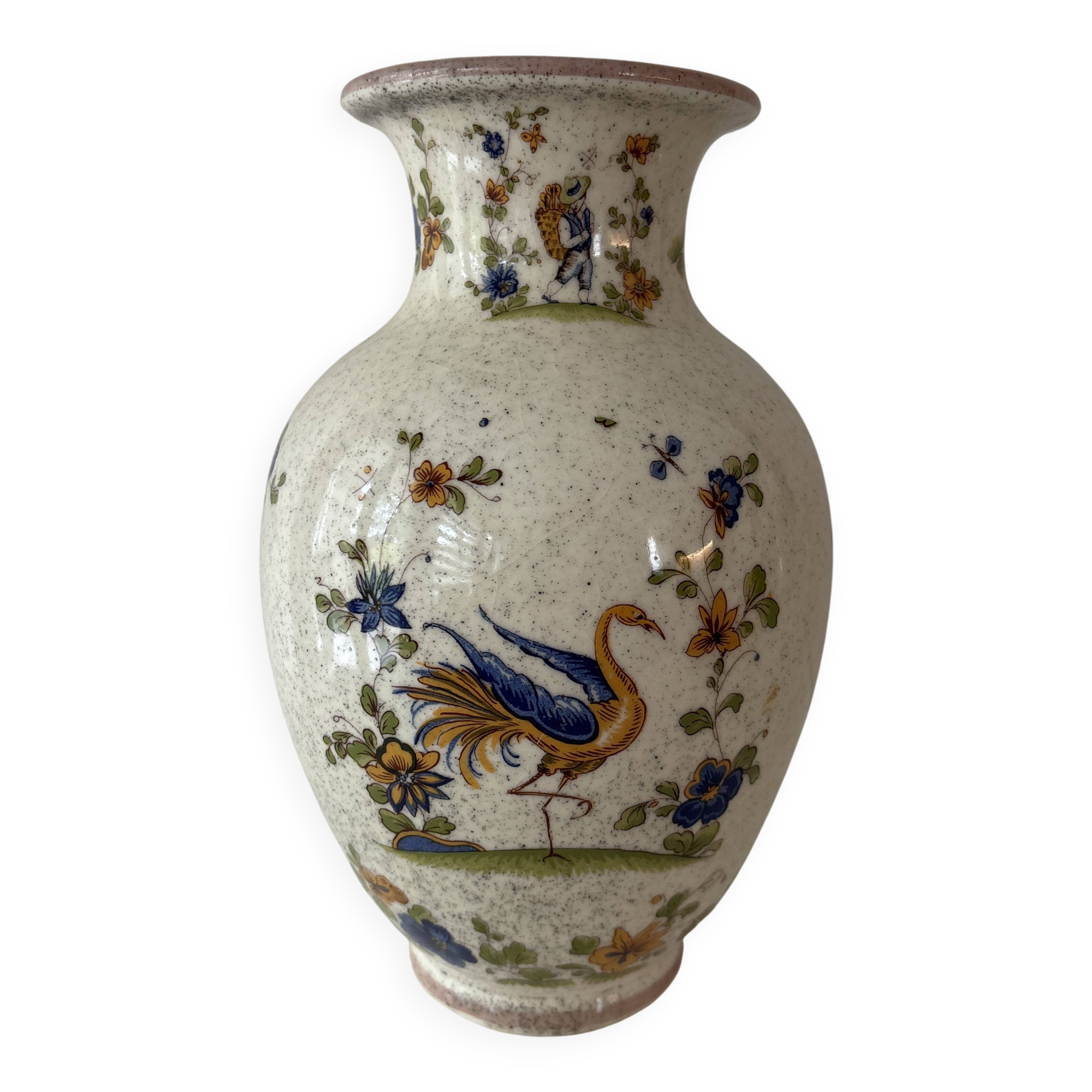 Vase balustre Vieux Moustiers