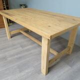Table de ferme en bois "recyclé"