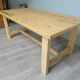 Farmhouse table made of "recycled" wood