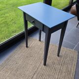 Blue painted side table