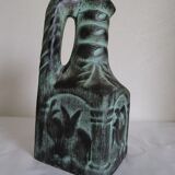Original pitcher in sandstone, green color
