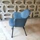 Fauteuil Conférence de Eero Saarinen pour Knoll, retapissé