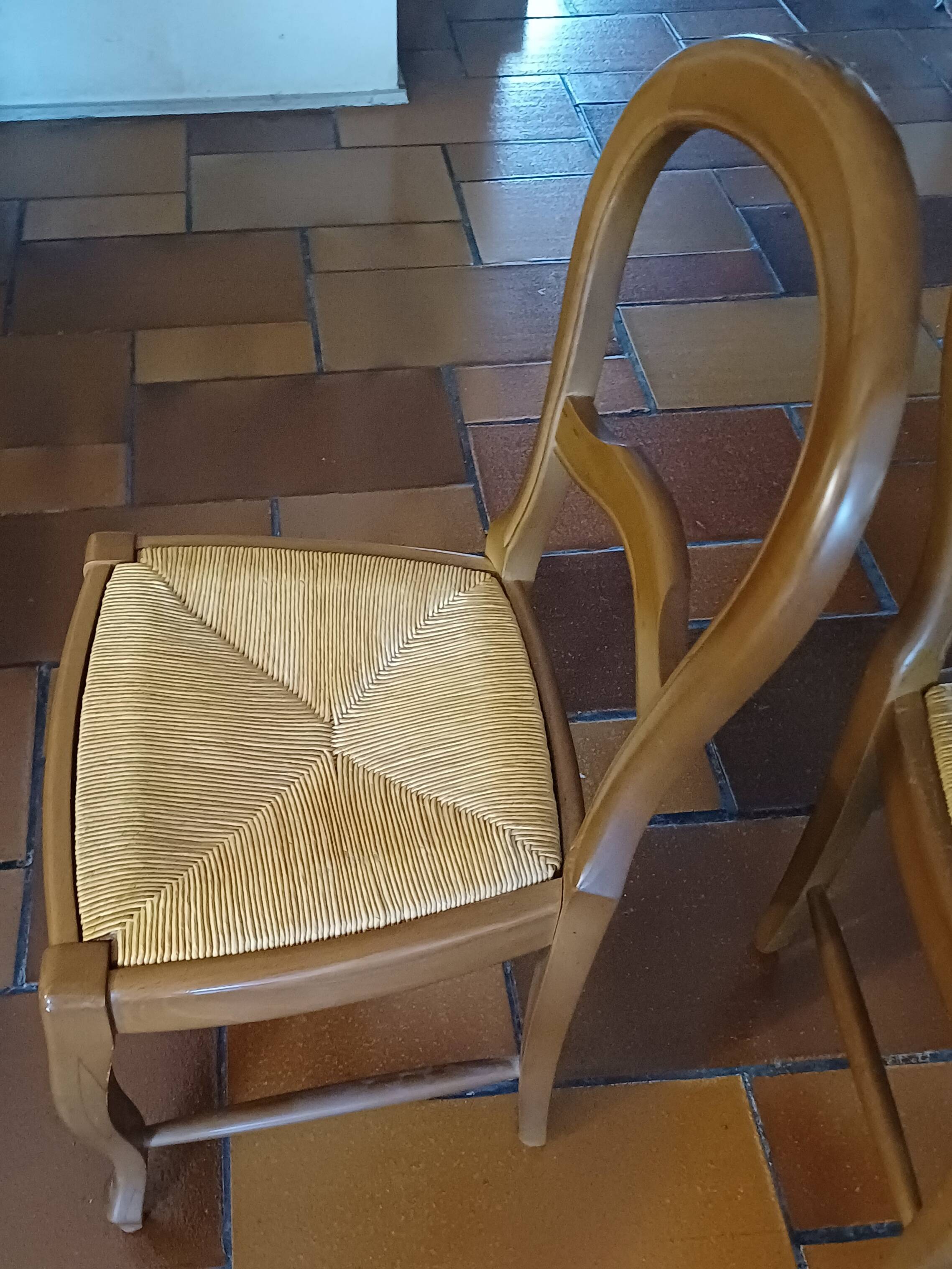 Set of 4 Louis Philippe style chairs