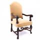 A pair of antique armchairs, Western Europe, around 1900. After renovation