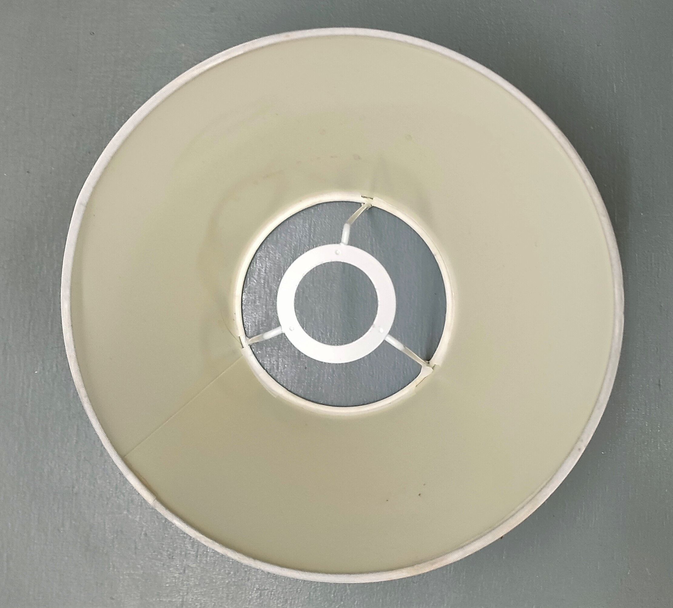 Crystal and golden brass table lamp ~ 1950s/1960s