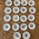 Lot 18 Dessert plates Luneville Réverbère