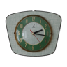 JAZ green formica wall clock