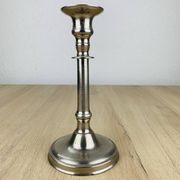 Silver metal candlestick