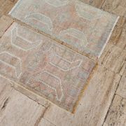 Set of 2 vintage handmade Turkish rugs 52x95 cm