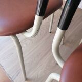 Set of 8 armchairs and chairs 420-44 Strafor-Steelcase
