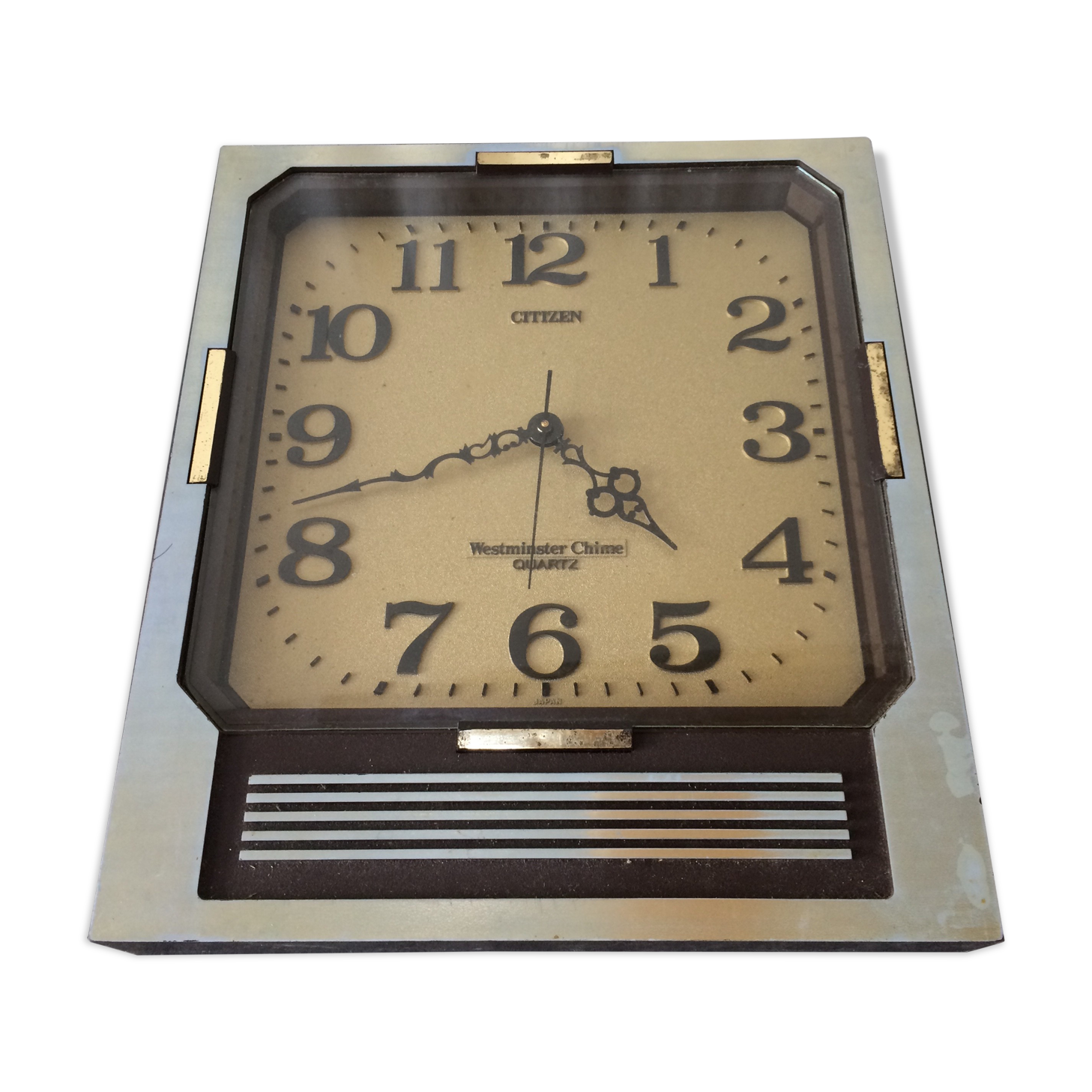 Pendule horloge ancienne Citizen westminster chime années 70 vintage