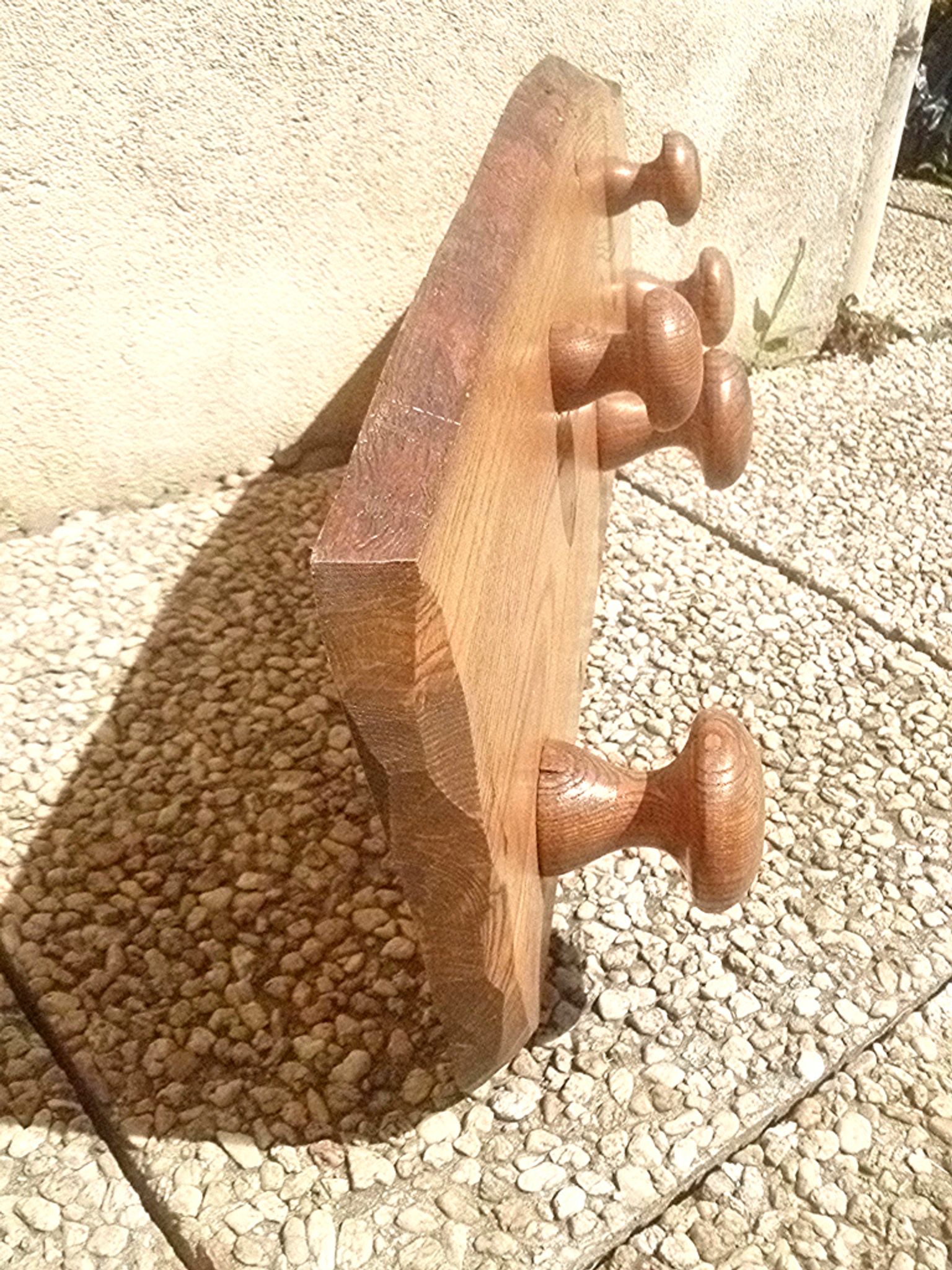 Porte manteau en chêne, vintage