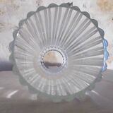 Vase en verre transparent