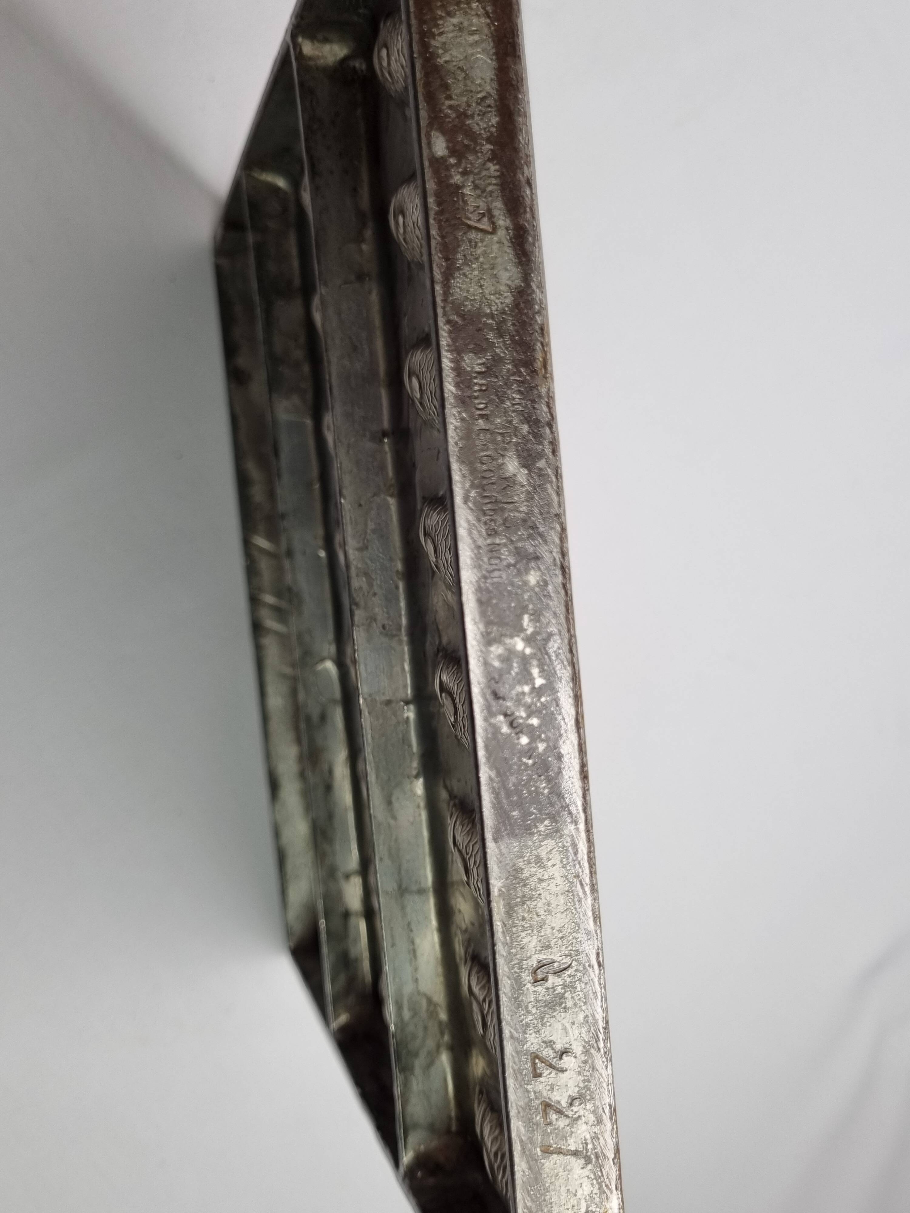 Old chocolate mold, fish "Letang et fils" Paris, 22 cm
