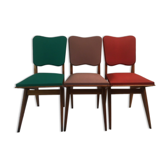 3 vintage chairs