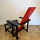 Red and Blue Chair in the Style of Gerrit Rietveld – De Stijl Movement